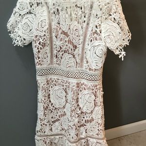 Ark and Co White Lace Dress